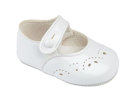 white pram shoes