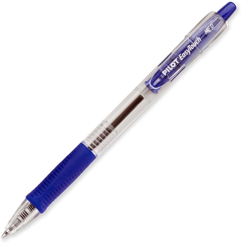 Pilot Ballpoint Pen, Retractable, Refillable, Med. Pt, UPC