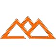 TufSkinz Bumper Logo Emblem Insert - Compatible with 2021-2024 Ford Explorer & Expedition - Domed (Raised 4mm) Carbon Fiber, Orange