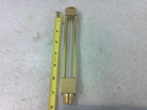 Gits 15334 Style VFG Liquid Level Gauge, 1/2"-14 Male NPT, 5/8 Overall Height, 7-7/8" Bottle Height
