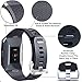 Wepro Bands Compatible with Fitbit Ionic SmartWatch, Watch Replacement Sport Strap for Women Men Kids, Buckle, Large, Smoke Gray