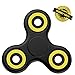 NEW 2017 POKKOP DIRT RESISTANT EDC Tri-Spinner Fidget Toy Smooth Surface Finish Ultra Durable Non-3D printed (yellow)