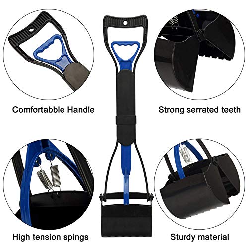 UPSTONE Folding Pets Pooper Scooper Set for Dogs with Poop Bags Waste