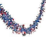 Patriotic Garland - 24 Ft. X 2 1/2 - 4th of July Party Supplies by Oriental Trading Company