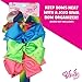 JoJo Siwa Bow Holder Organizer with Sticker Patch Set - Rainbow
