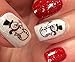 Christmas Holiday Assortment Water Slide Nail Art Decals Set #6- Salon Quality 5.5