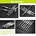 6PCS Ceramic Tile Drill Bits, Mgtgbao Masonry Drill Bits Set for Glass, Brick, Tile, Concrete, Plastic and Wood Tungsten Carbide Tip for Wall Mirror and Ceramic Tile with Size (6mm-12mm).