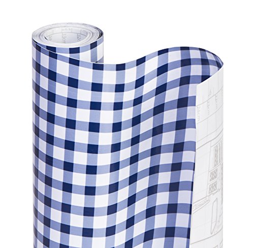 Smart Design Shelf Liner w/Decorative Adhesive - Washable ...