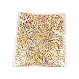 SODIAL(R) Polystyrene Styrofoam Filler Foam Beads Balls Craft Colors 2.5-3.5mm