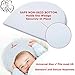 Baby Bassinet Wedge for Acid Reflux Relief Better Sleep Infant Incline Positioner Newborn Sleeping Pillow with Cotton Waterproof Removable Cover and 3 EBooks