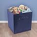 Sorbus Foldable Storage Cube Basket Bin (4 Pack, Navy Blue)