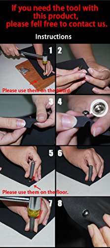 image for CooBigo 1pcs Tool for 10mm Cone Double Rivet Studs Collision Nail Bull