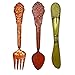 Home Source 400-21784 Decorative Kitchen Metal Wall Art, Cutlery, Set of 3