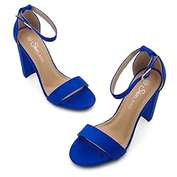 Herstyle Women’s Chunky Block Heels – Open Toe