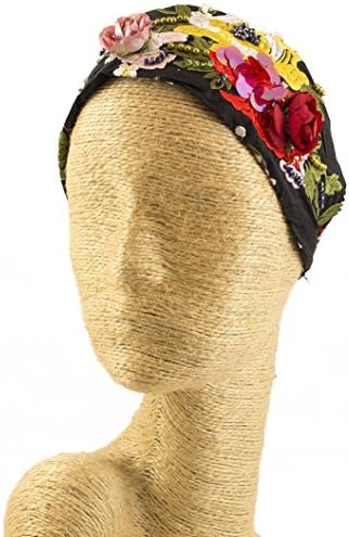Flower Fascinator, Silk Headbands, Millinery, Worldwide Free Shipment, Delivery in 2 Days, Head wrap, Bohemian Accessories, Headpieces, Head dress, Kentucky Derby Hat, Gift Box, Multicolor