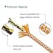 Aupek Reflective Shoe Laces Round[1 pair] Bright Color Glow In Dark Round Rope Shoelaces for Sneaker, Tennis Shoes, Basketball Shoes and More (Orange, 36 inches)