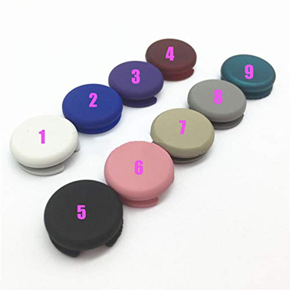 Replacement 3D Analog Thumb Stick Grip Joystick Cap Cover Rocker Button for 3DS 3DSXL New 3DS New 3DS XL LL (Pink #6)