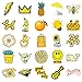 Yellow Cute Laptop Stickers for Teens Girls Water Bottles Hydroflasks Skateboard Luggage Notebook Phone Cars 50pcs