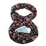 YIVEKO Infinity Scarf with Zipper Pocket Women Plaid Scarf Winter Cashmere Feel YIVEKO Infinity Scarf with Zipper Pocket Women Plaid Scarf Winter Cashmere Feel