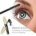 4D Silk Fiber Lash Mascara Waterproof, Long Lasting Eyelash Mascara, Smudge-Proof, Natural Thickening, Lengthening, Volumizing, Clump-Free Application, Black (Queen Mascara)
