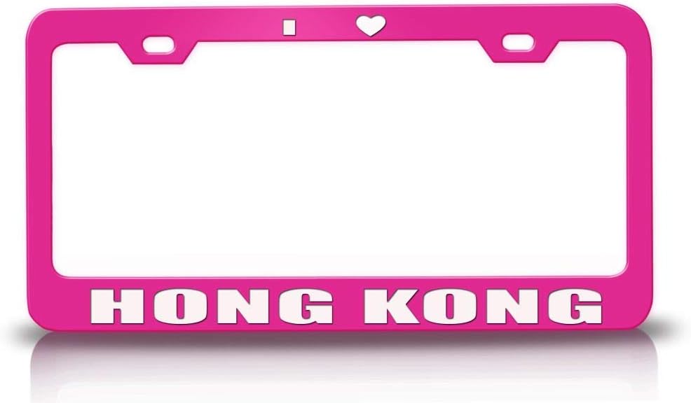 Customola I Love Hong Kong Country Countries Metal