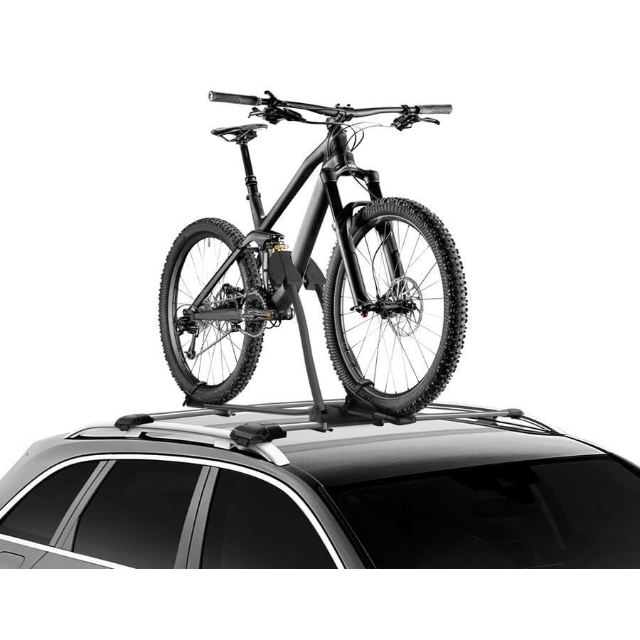 ALTHURA 1524420 Universal Gravity Roof Rack Max Number Bike 1 for Bike Frame from 27 mm to 70 mm | Bicycle Carrier Bars | Safe & Versatile | Aluminium | 1 Bike | Easy Assembly