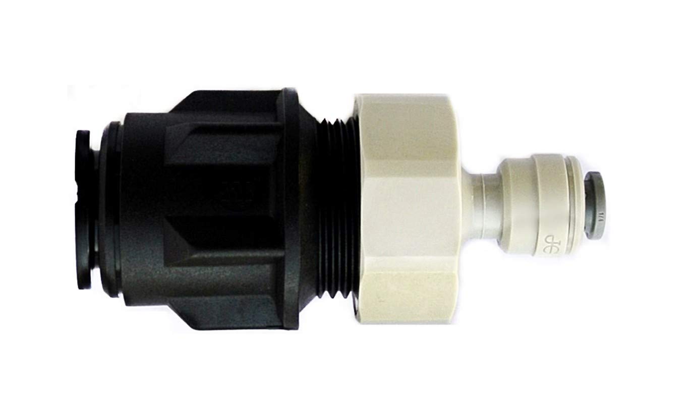 15mm Pipe to 1/4" Fridge Water Filter Pipe Adapter-Pushfit