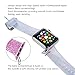 Libra Gemini Compatible with Apple Watch Band 41mm 40mm 38mm, Women Transparent Clear Soft Cute Silicone Sport iWatch Band Strap for Apple Watch Series 9/8/7/6/5/4/3/2/1/SE
