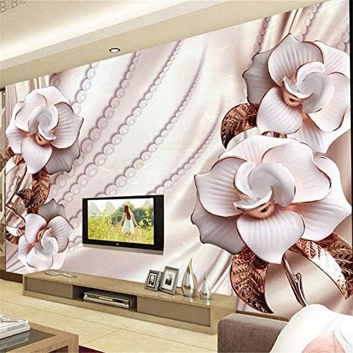 流行のアイテム Bosakp 写真の壁紙ジュエリー3d花ヨーロッパスタイルの高級壁画リビングルームテレビソファ背景壁家の装飾papelデparedeサラ 360x250cm
