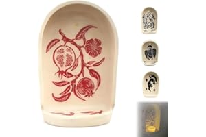 Sacred Wall Niche Collection, Handmade Ceramic Decorative Altars Candle Holder & Jewelry Tray for Meditation, Unique for Fami