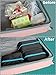MISSLO Waterproof Zippered Travel Shoe Bags for Men & Women (4 Pack, Black)