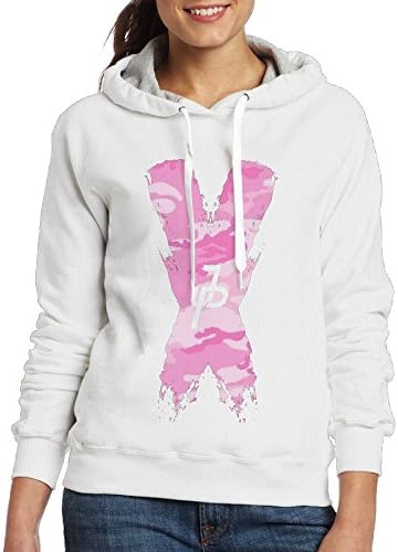 Logang Logan Paul Maverick X Pink LOGO Pullover Cotton Hooded Sweatshirt Women's