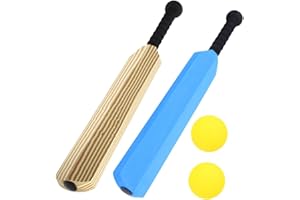 Garneck Portable Training Stick Plastic Bat for Outdoor Sports Cricket Toys for Boys and Girls Playground