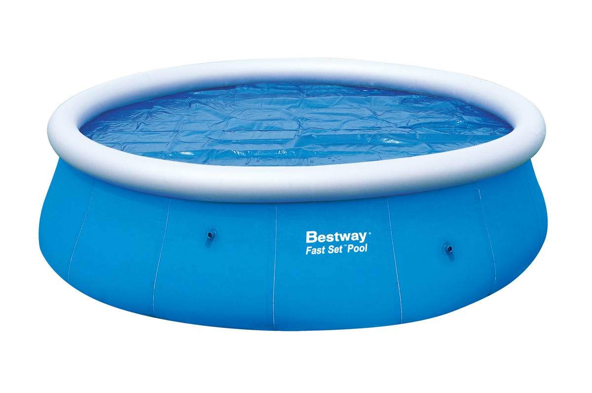 Bestway Fast Set Solar Pool Cover - Blue, 15 Ft
