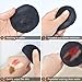 SUNLAND Resuable Makeup Remover Pads with Laundry Bag -Soft and Fridnely for Face Eye Lip Remover Pads (Black)