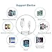 iClever 6ft iPhone Charger Cable,Apple MFi Certified Lightning to USB Cable with 8-Pin Ultra Compact Connector Head for iPhone Xs Max XR X 8 Plus 7 6 6s Plus 5s, iPad Air Mini Pro