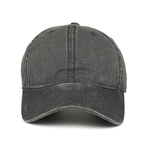 Vancic Low Profile Washed Brushed Twill Cotton Adjustable Baseball Cap