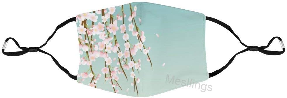 Pink Peach Blossoms Fashion Unisex Printed Anti-Dust Mask Face Mask Mouth Mask Cute Mask For Outdoors