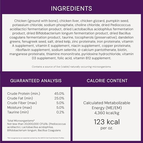 STELLA & CHEWY’S FREEZE-DRIED RAW CAT DINNER MORSELS – PREMIUM CHICKEN RECIPE WITH 98% CAGE-FREE MEAT & ORGANS – NATURAL GRAIN-FREE CAT & KITTEN FOOD – MADE IN USA – 3.5 OZ