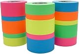 Pro Gaff RS127PK24X25 24 mm x 25 yd Fluorescent Matt Cloth Tape Pink view 2