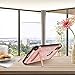 iPhone X Case, iPhone Xs 2018 Glitter Case, BENTOBEN Bling Slim Hybrid 2 in 1 TPU Bumper Hard PC Cover Coat Sparkly Shiny Cute Faux Leather with Metal Kickstand for iPhone X/iPhone Xs 2018,Rose Gold