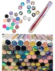 20 Pcs Disposable Mascara Brushes Diamond Eyelash Spoolies Makeup Brush Mascara Wand in Sanitary Tube Lash Supplies.