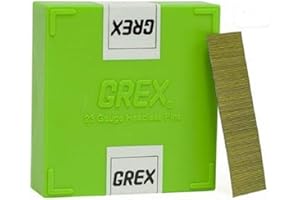 Grex P6/50L 2 In. 23 Ga. Headless pins, Galvanized, 10M/Bx
