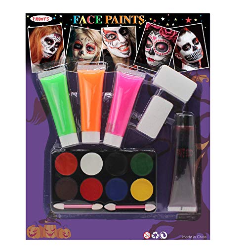 Halloween Face Painting Kits with Two Sponges Pricepulse