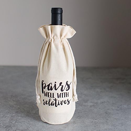 Funny Wine Bag | Pairs Well With Relatives