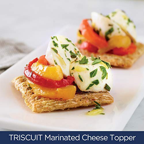 TRISCUIT CRACKERS, BALSAMIC VINEGAR & BASIL FLAVOR, 1 BOX (8.5 OZ)
