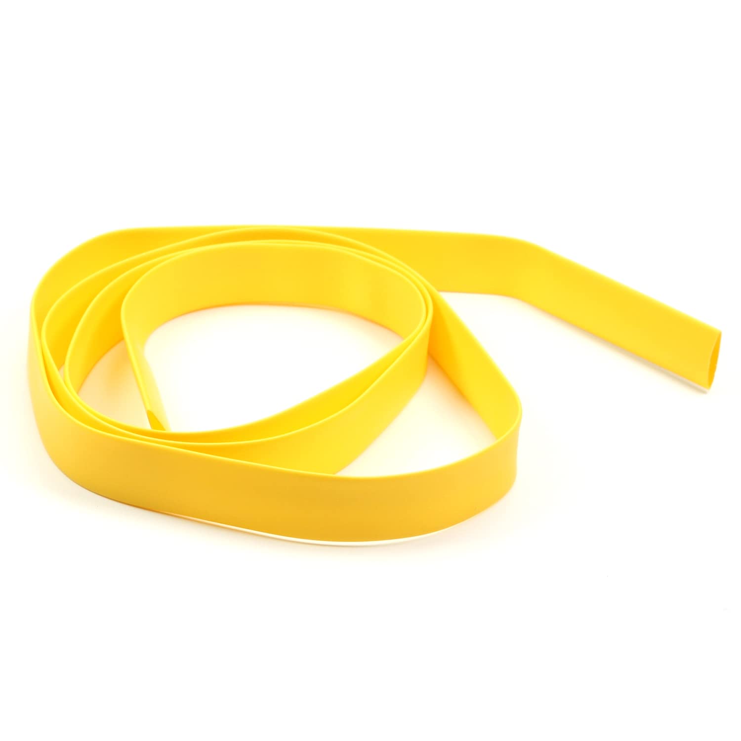 Othmro 1pc Heat Shrink Tubing, 8mm ID Shrink Tube Electric Insulation Tube, 2:1 Ratio Heat Shrink Sleeving Cable Protector—Yellow (Length: 1m)