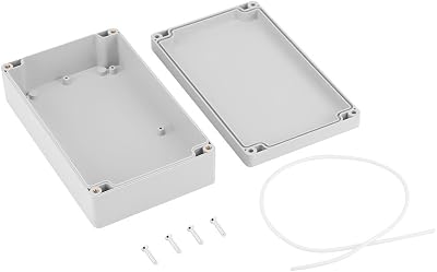 Fafeicy IP65 Waterproof ABS Junction Box Project Enclosure 200x120x56mm Outdoor