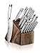 Cangshan N1 Series 1022636 German Steel Forged 17-Piece Knife Block Set, Walnut