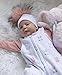 100% Cotton Wearable Blanket Baby Sleep Bag Pink Bunnies 2 Pack (3-6 Months)